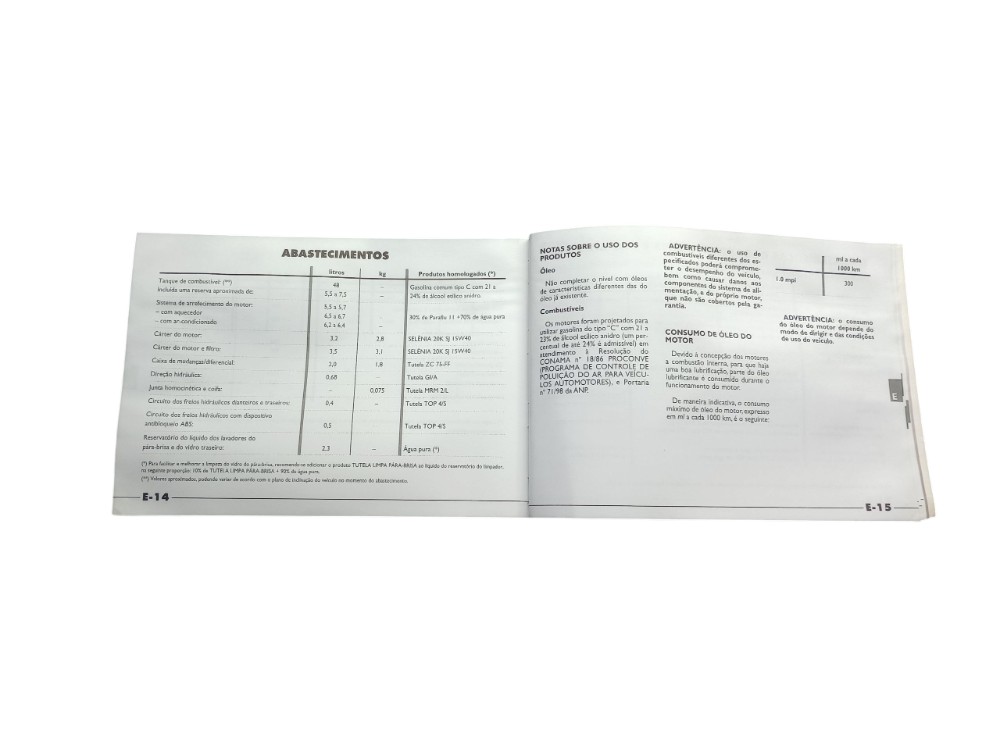 Manual Proprietário Fiat Palio 2000 3