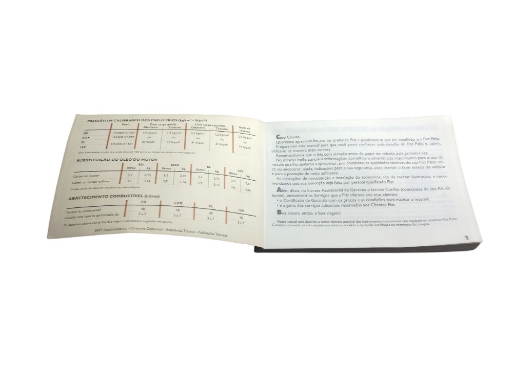 Manual Proprietário Fiat Palio 1997 5