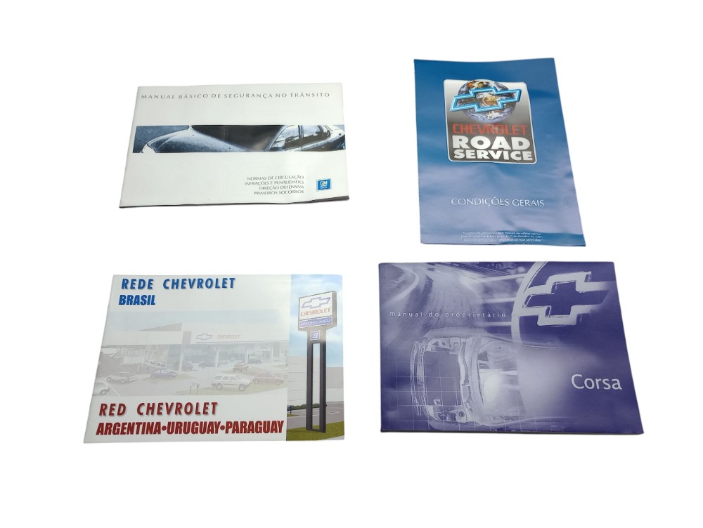 Kit Manual Proprietário Chevrolet Corsa 2002
