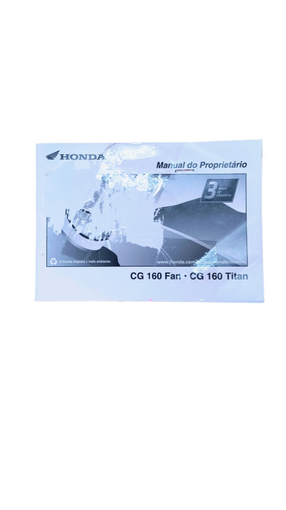 Manual do proprietário Honda CG 160 Fan  CG160 Titan 2025