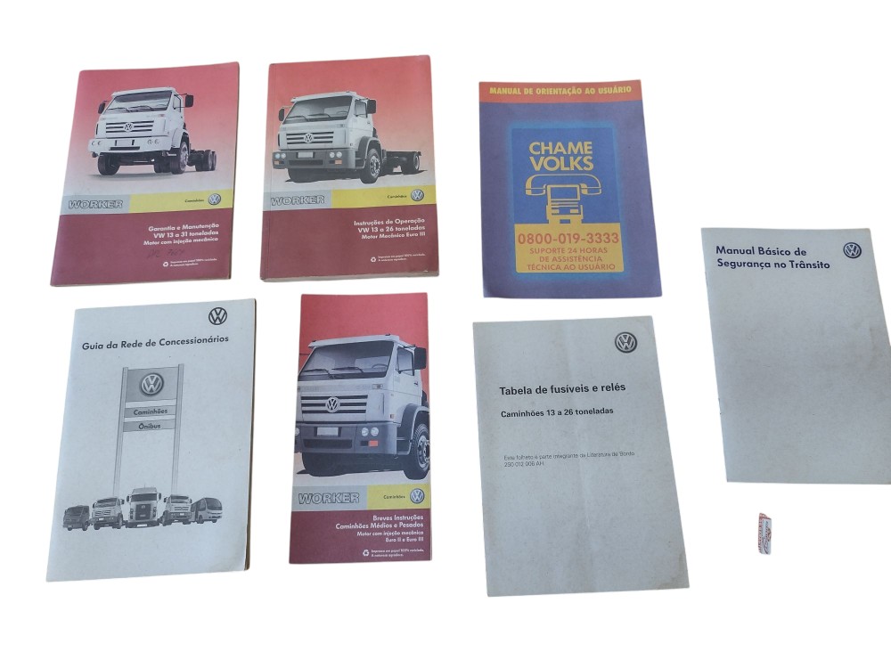 Manual Do Proprietário Volkswagen Worker 2006 Com Detalhe
