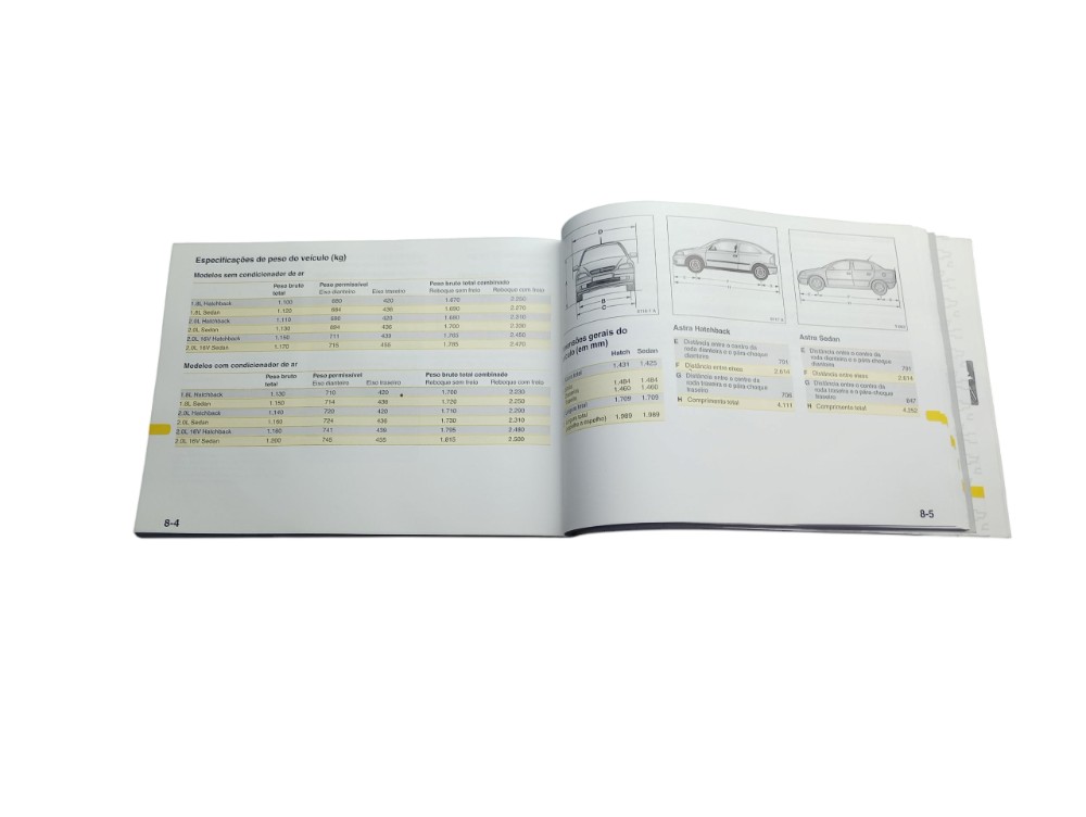 Manual Do Proprietário Chevrolet Astra 1999 4