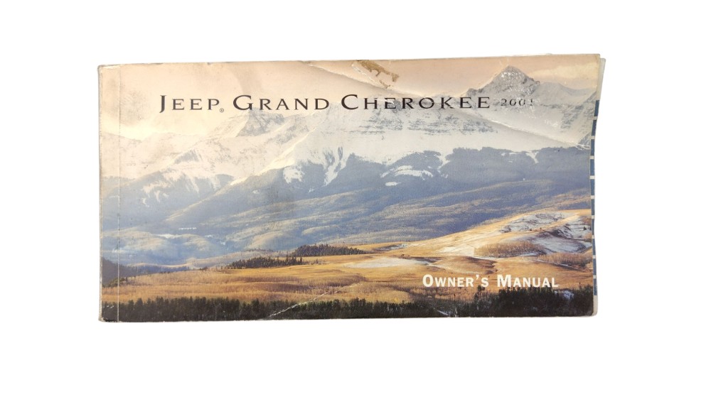 Manual do proprietário Grand Cherokee 2001