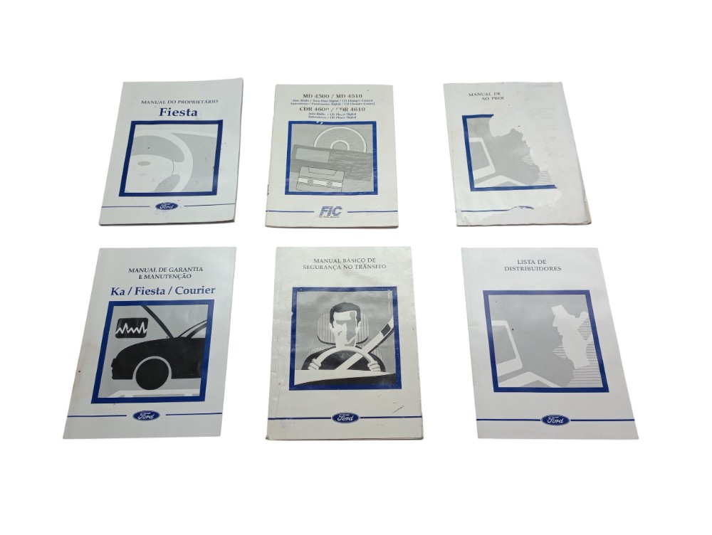 Kit Manual Proprietário Ford Fiesta 2001