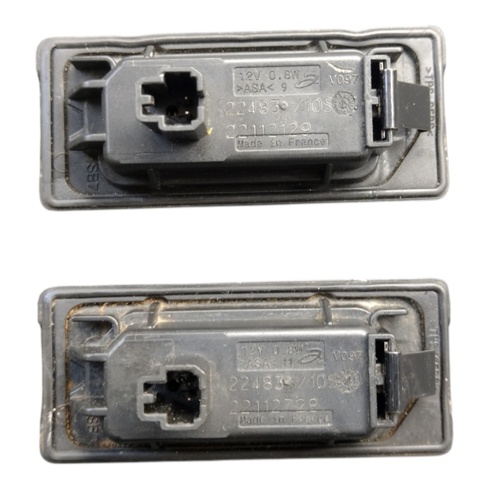 Par Luz Placa Traseira Vw T-cross 2023 6