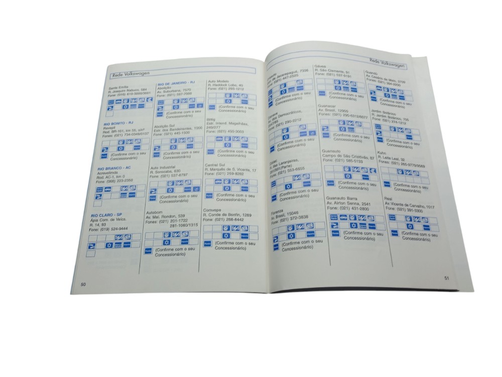 Kit Manual Do Proprietário Vw Gol Mi 1998 7