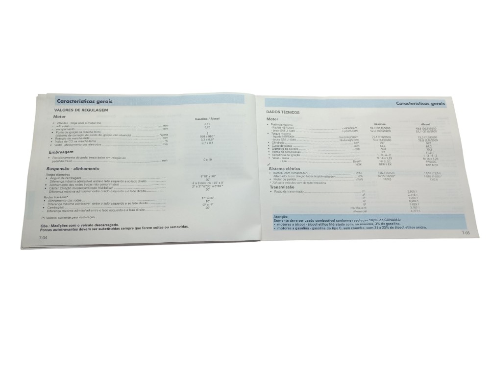 Manual Do Proprietário Volkswagen Gol 1996 2
