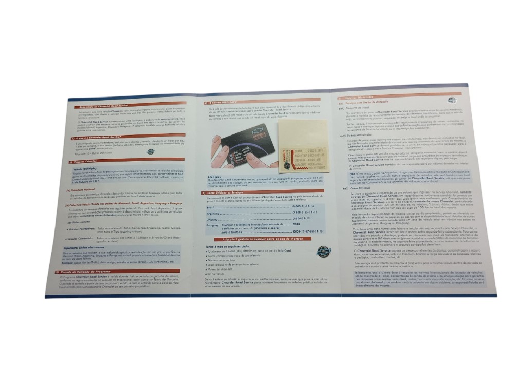 Manual Do Proprietário Chevrolet Astra 1999 3