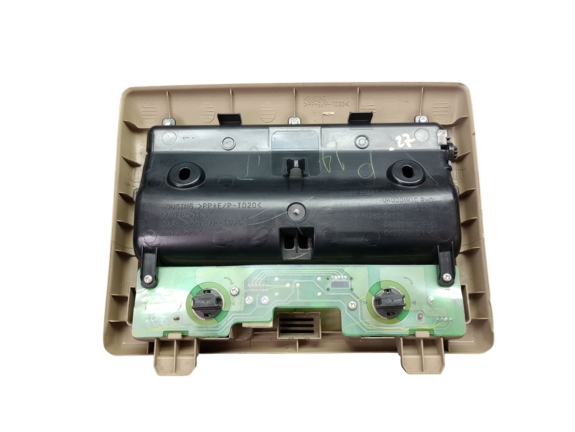 Porta Óculos Luz Cortesia Hilux Sw4 2013 812600k070 4