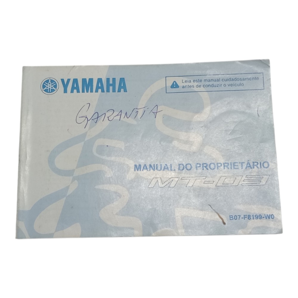 Manual Do Proprietário Yamaha Mt-03 2016