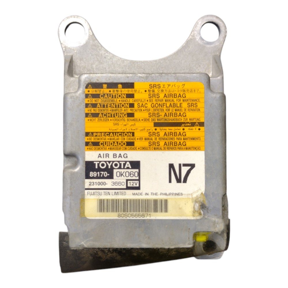 Módulo air bag Hilux SW4 3.0 manual 2009 1