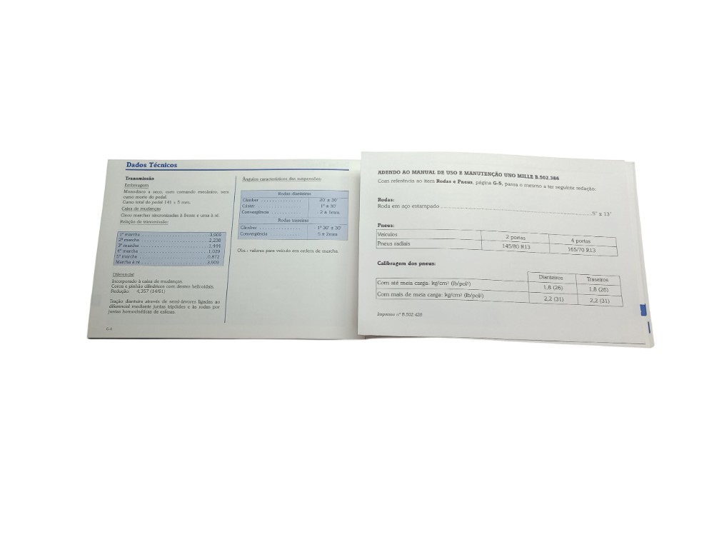 Manual Proprietário Fiat Uno 1996 3