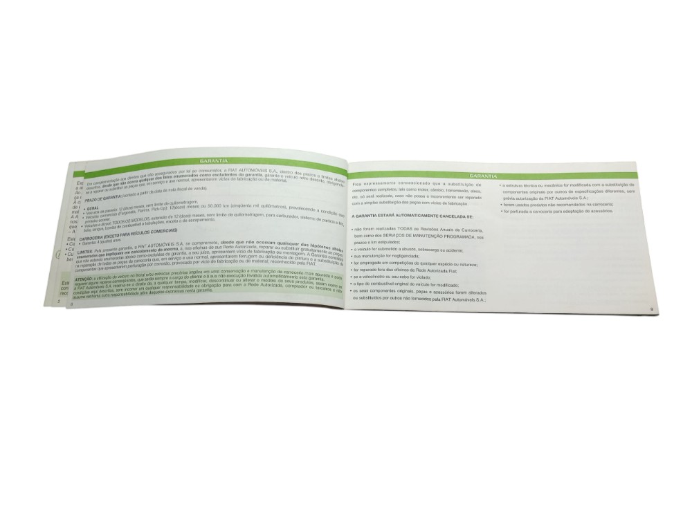 Manual Do Proprietário Fiat Tipo 1994 2