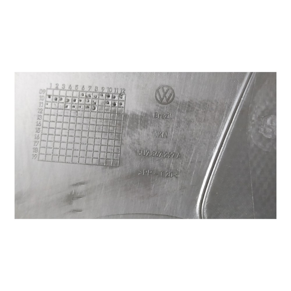Moldura Coluna Traseira Esquerda Vw Saveiro G5 1.6 2012 V156 10