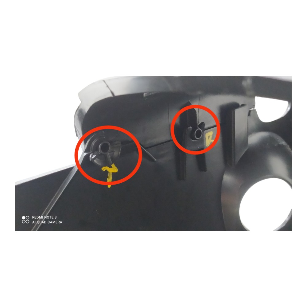 Acabamento Moldura Coluna De Direção Vw Fox 2013 V157 7