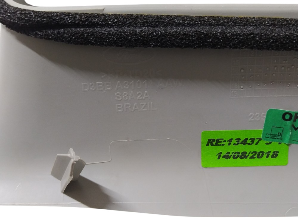 Revestimento Coluna Traseira Esquerda Ford Fiesta 1.6 2019 V134 7