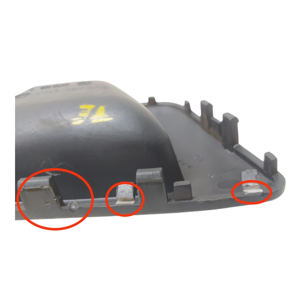 Moldura Maçaneta Interna Tras Esq Vw Polo Classic 1998 V141 Traseira 6