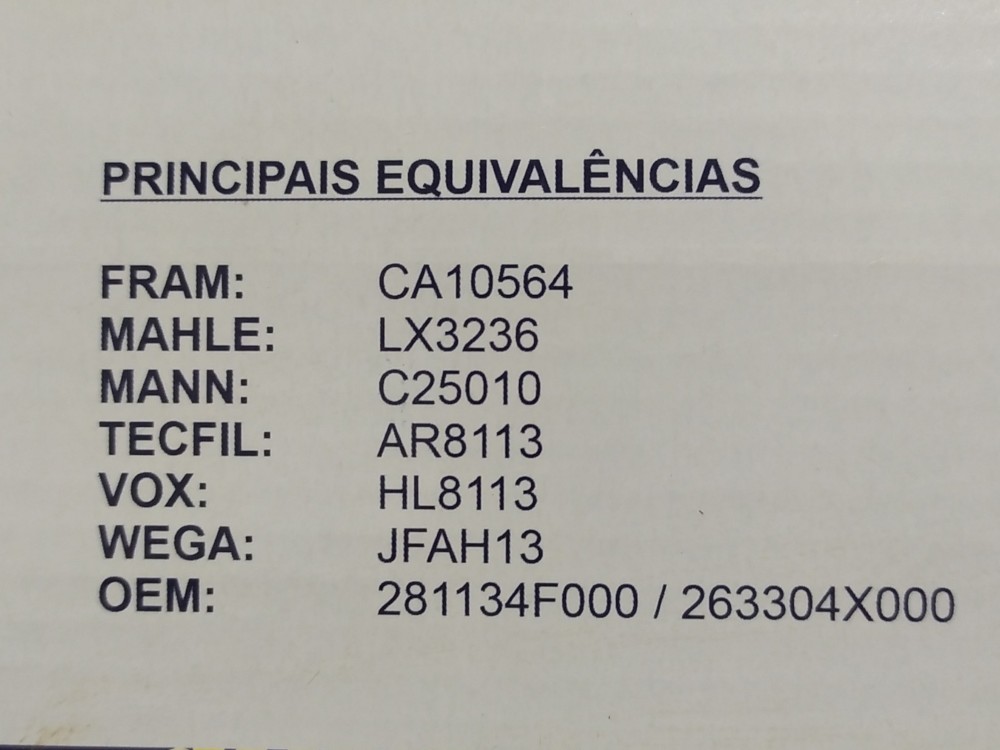 Filtro De Ar Hyundai Hr 2005 A 2017 6