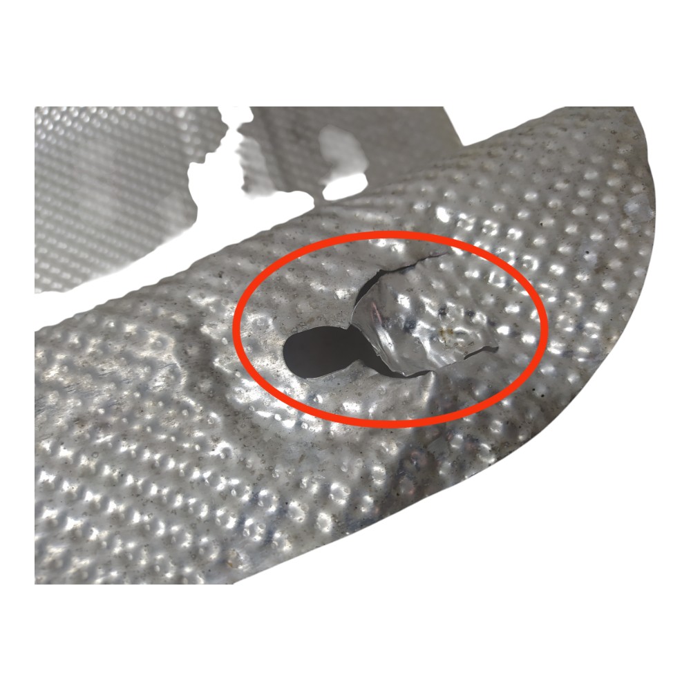 Protetor Calor Escapamento Chevrolet Prisma 2016 V137 6