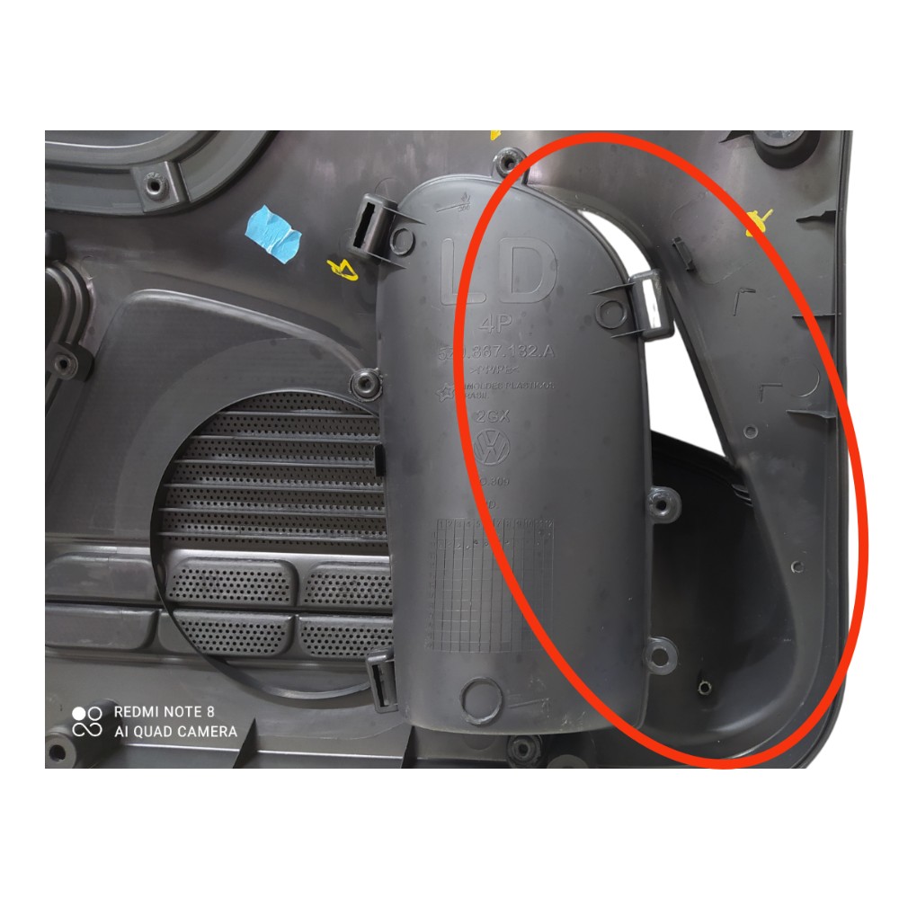 Forro Porta Dianteiro Direito Vw Fox 1.0 2013 V157 7