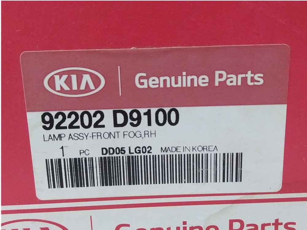 Farol De Neblina Direito Kia Sportage 2017 A 2019 Original 9