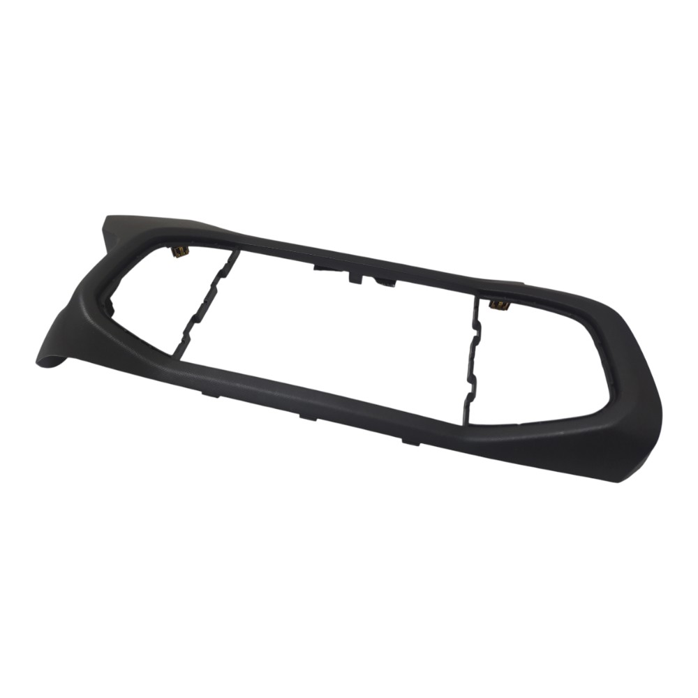 Moldura Central Painel Multimídia Gm Onix 2014 1.4 V140 Preto 2