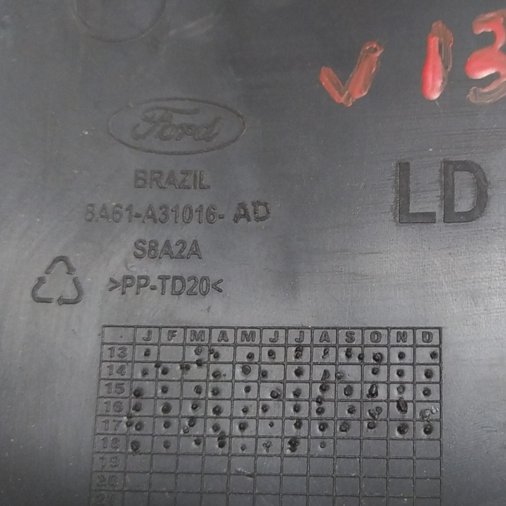 Soleira Traseira Direita Ford New Fiesta Hatch 2019 V134 6