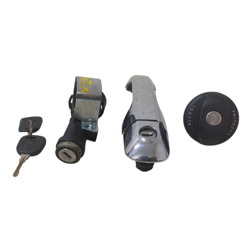Conjunto Cilindro Ignição Chave Tampa Ford Fiesta 2011 V147 3