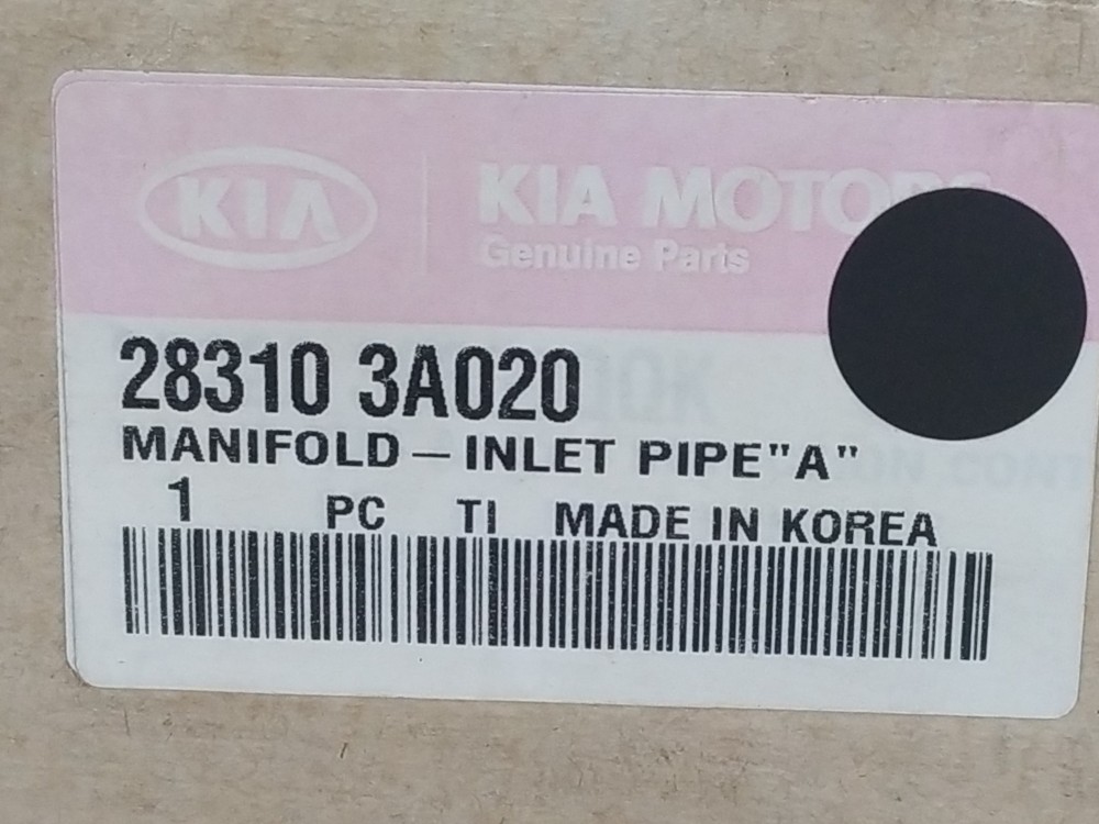 Coletor De Admissão Kia Mohave Diesel 3.0 2009 A 2017 6