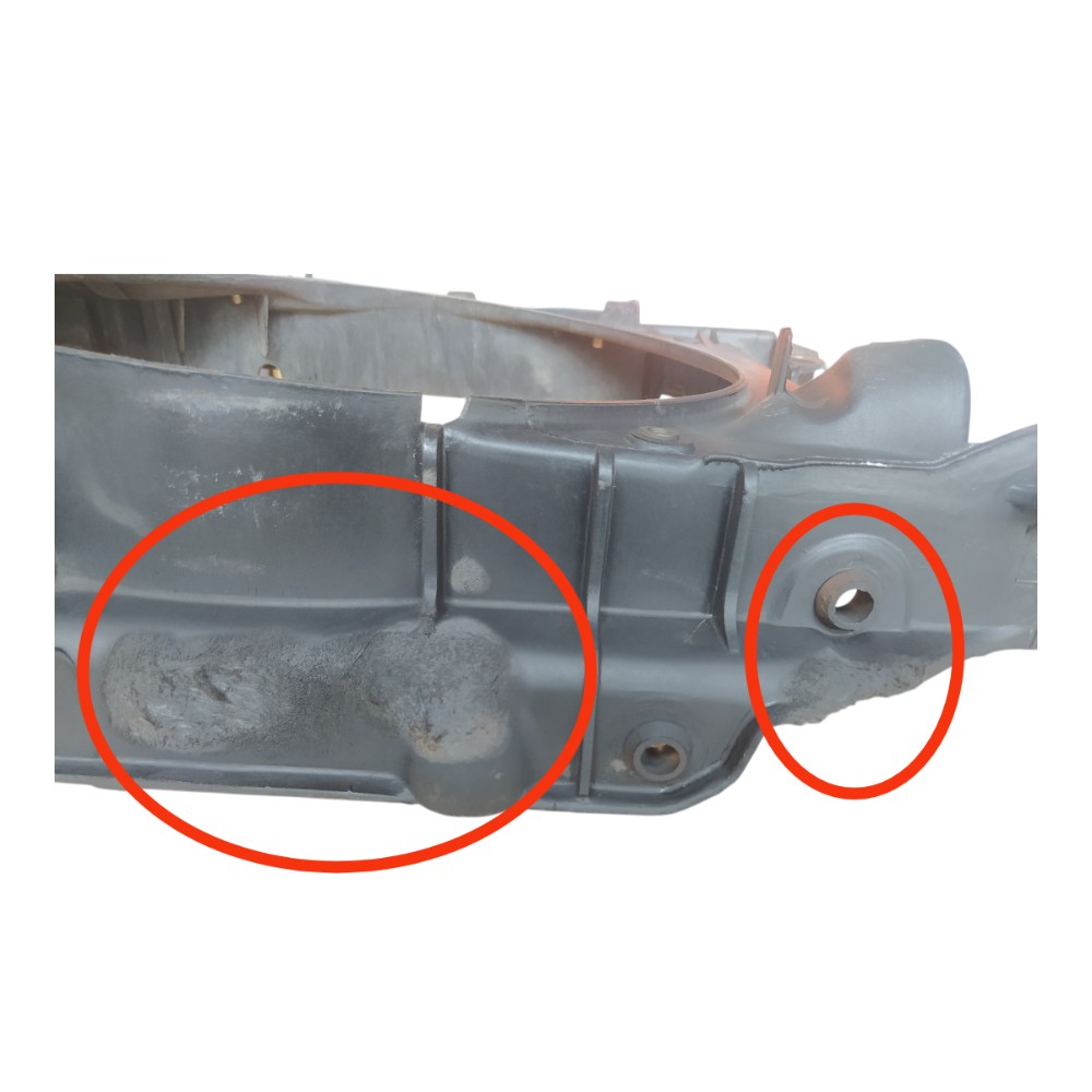 Defletor ventoinha radiador Peugeot 206 1.0 2004 V119 4