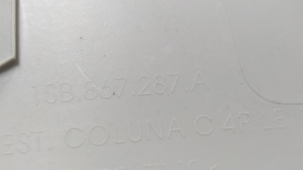 Acabamento Coluna Traseira Esquerda Vw Up Tsi 2019 V144 7