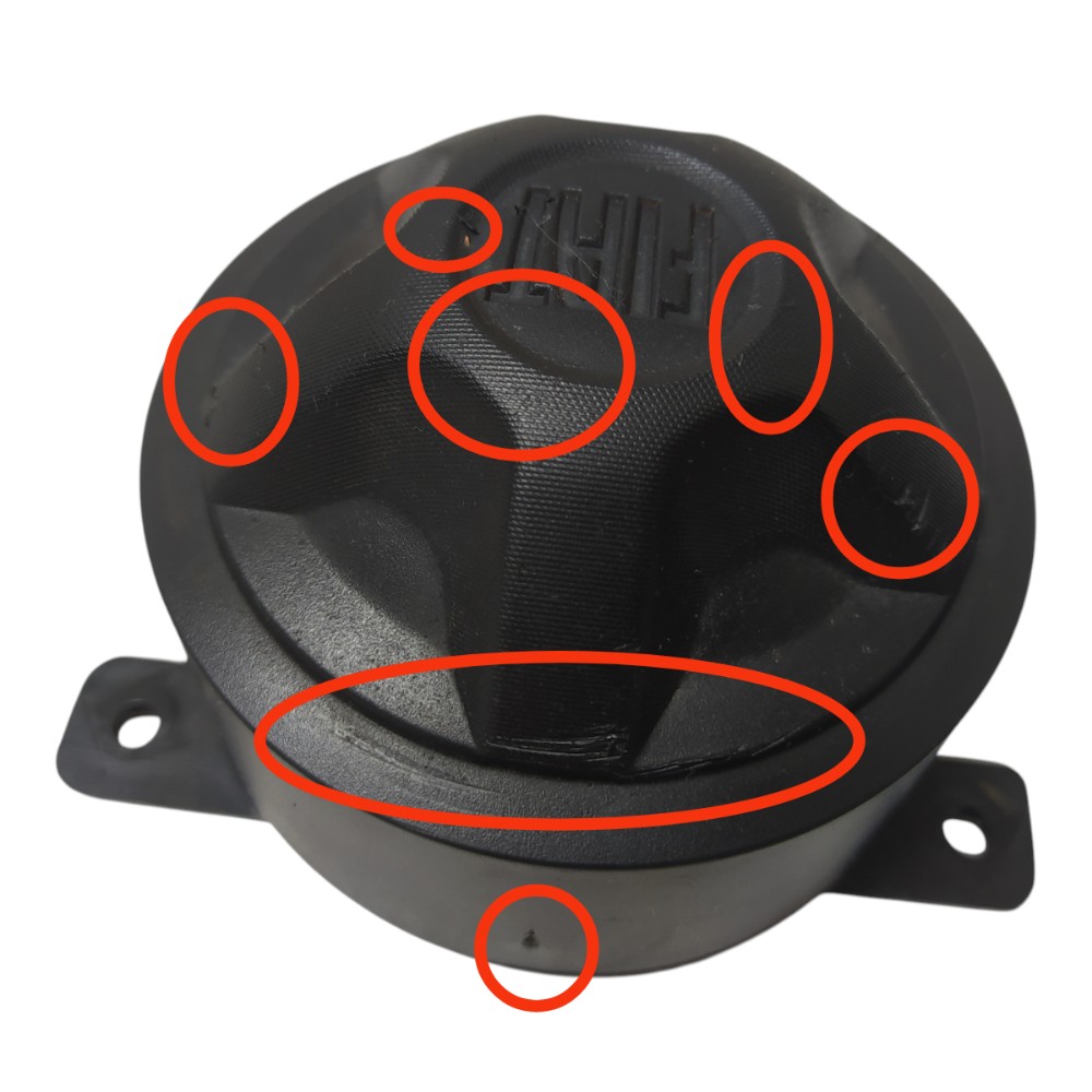 Par Tampa Furo Farol Milha Fiat Argo 2022 1.0 V139 Ambos Lados 5