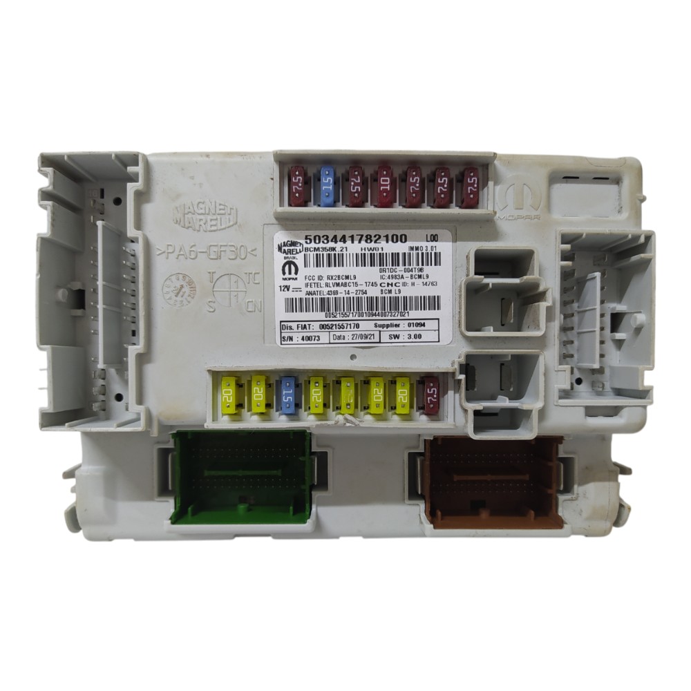 Módulo Bcm Central Fusível Fiat Argo 2022 1.0 V139