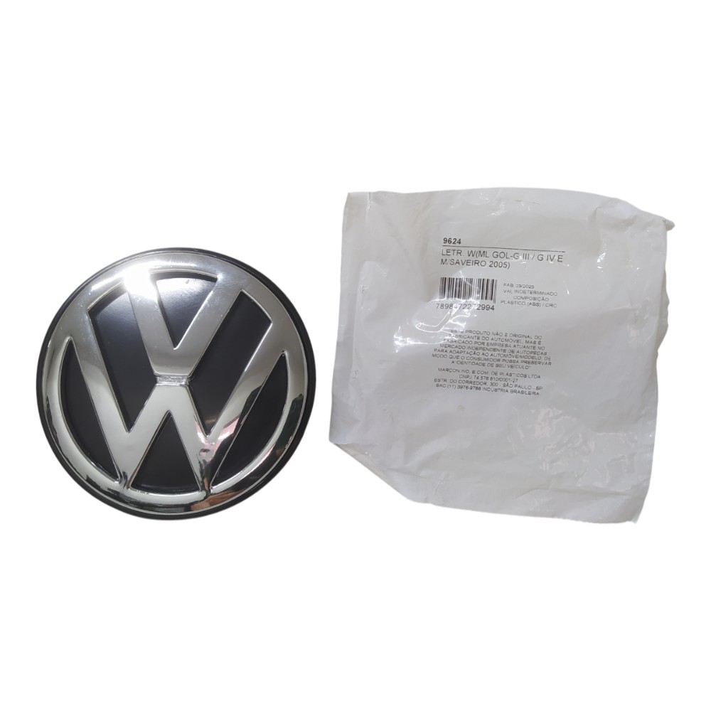 Emblema Tampa Traseira Vw Gol G3 G4