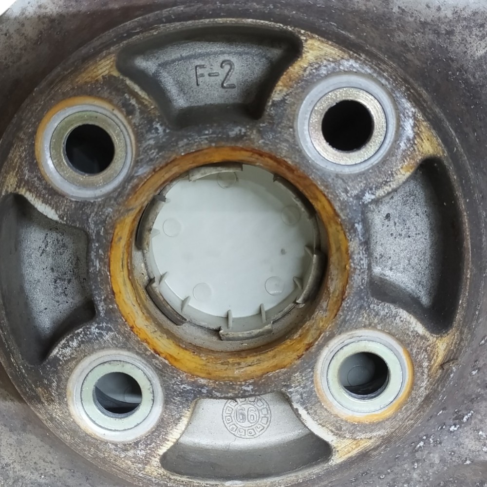 Roda De Ferro Chevrolet Corsa Super 1999 Aro 14 V173 Prata 7