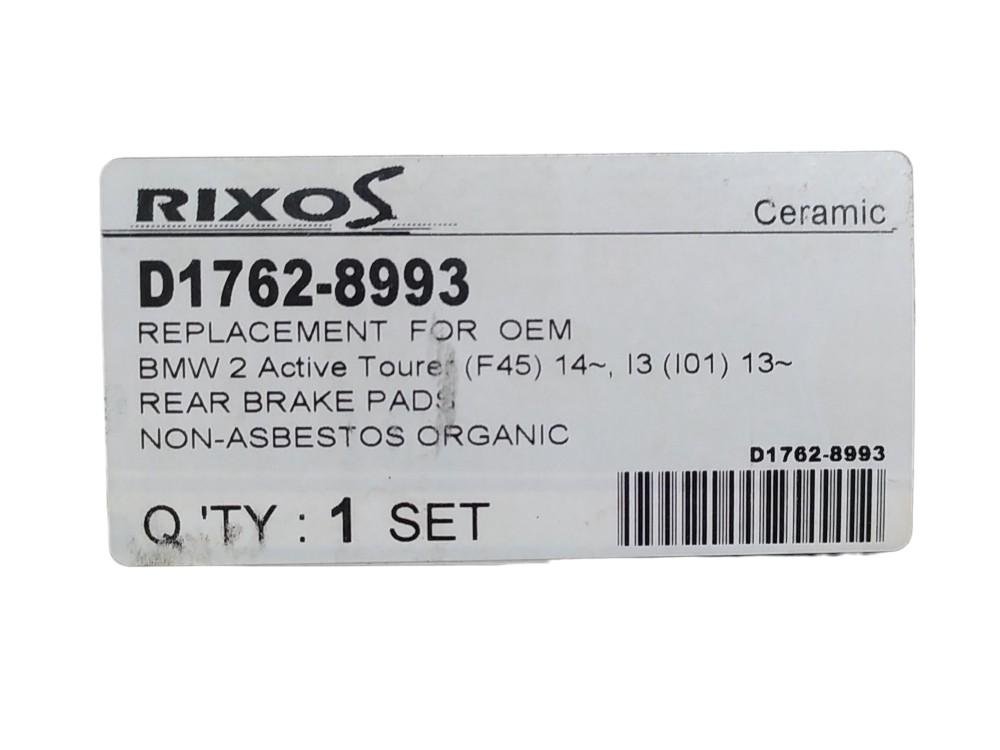 Pastilhas De Freio Traseira Bmw X2 2014 A 2022 7