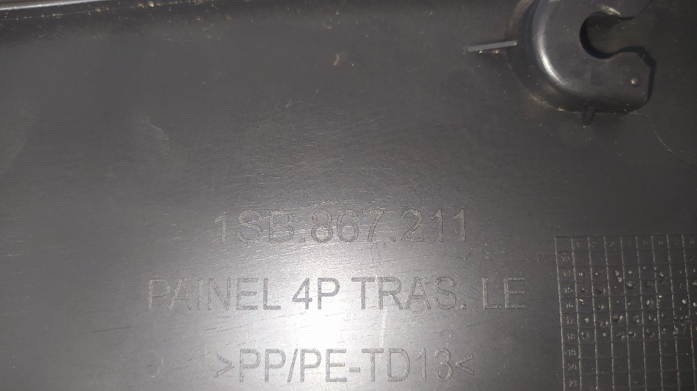 Forro Porta Traseira Esquerda Vw Up Tsi 2019 V144 9