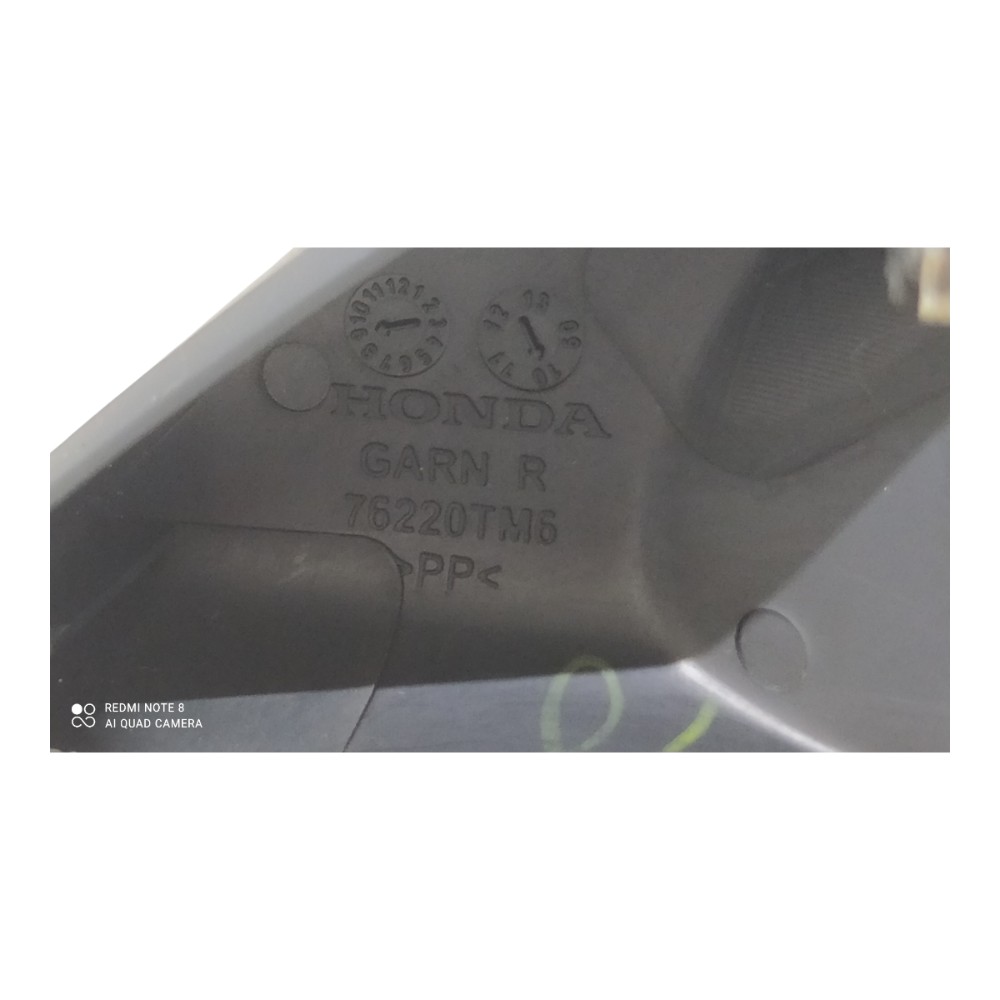 Acabamento interno retrovisor direito Honda City 2013 V153 9