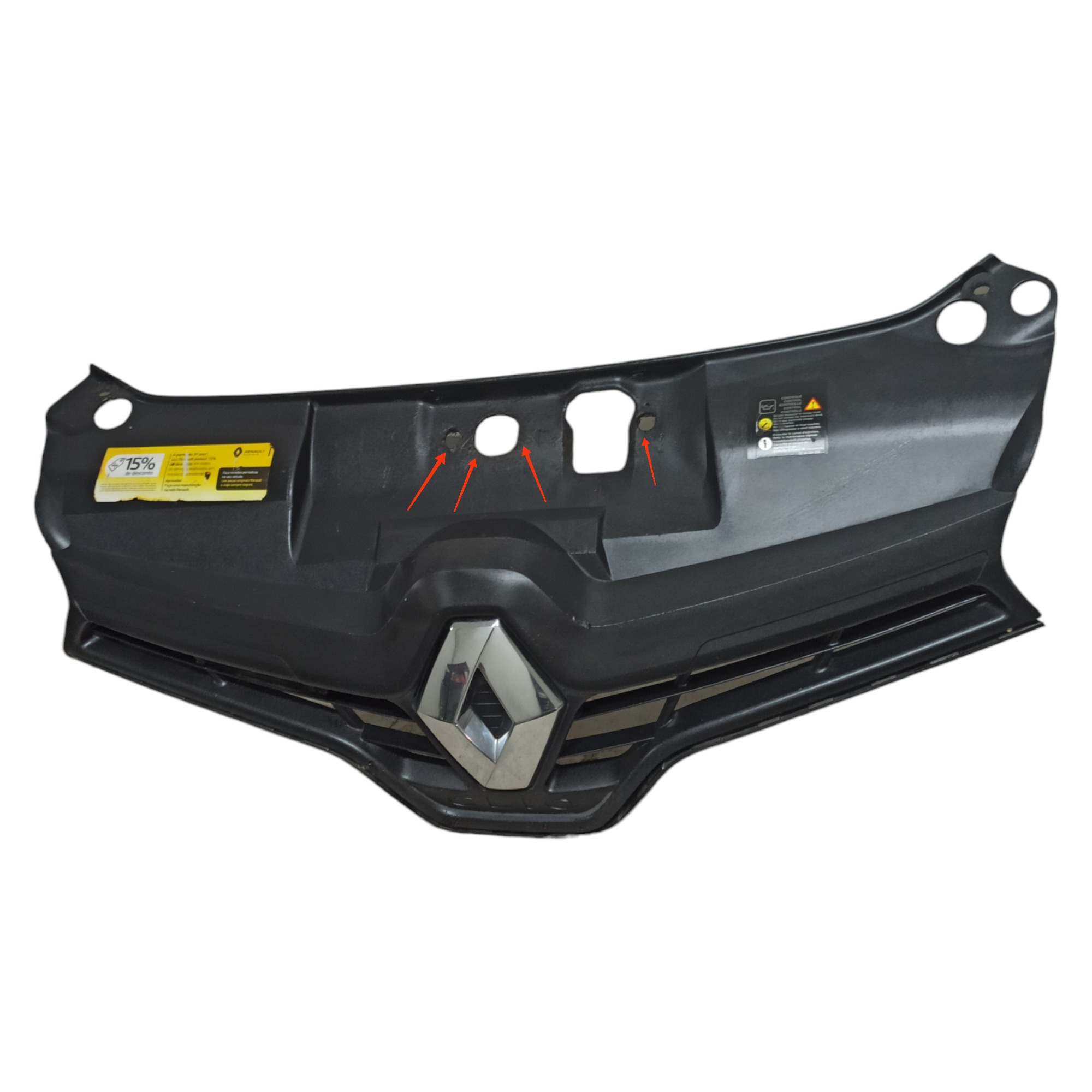 Grade Parachoque Dianteiro Renault Clio 2013/2014  V97 9