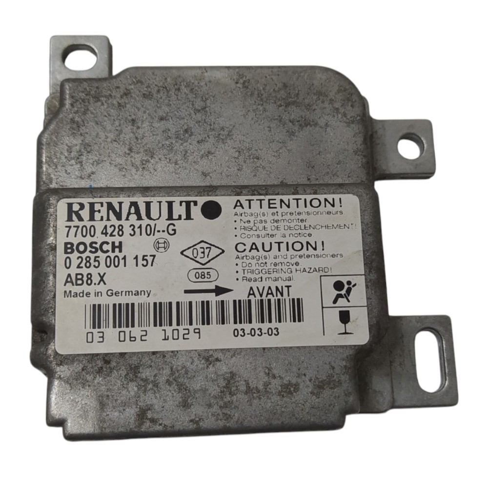 Módulo Airbag Renault Clio 2004 V158 Balcao
