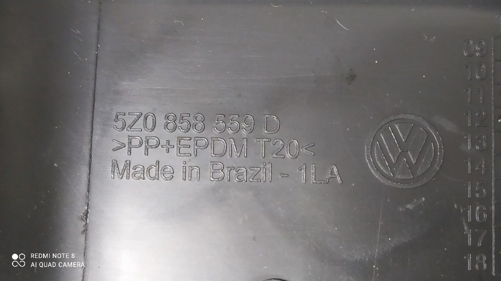 Acabamento Moldura Coluna De Direção Vw Fox 2013 V157 10