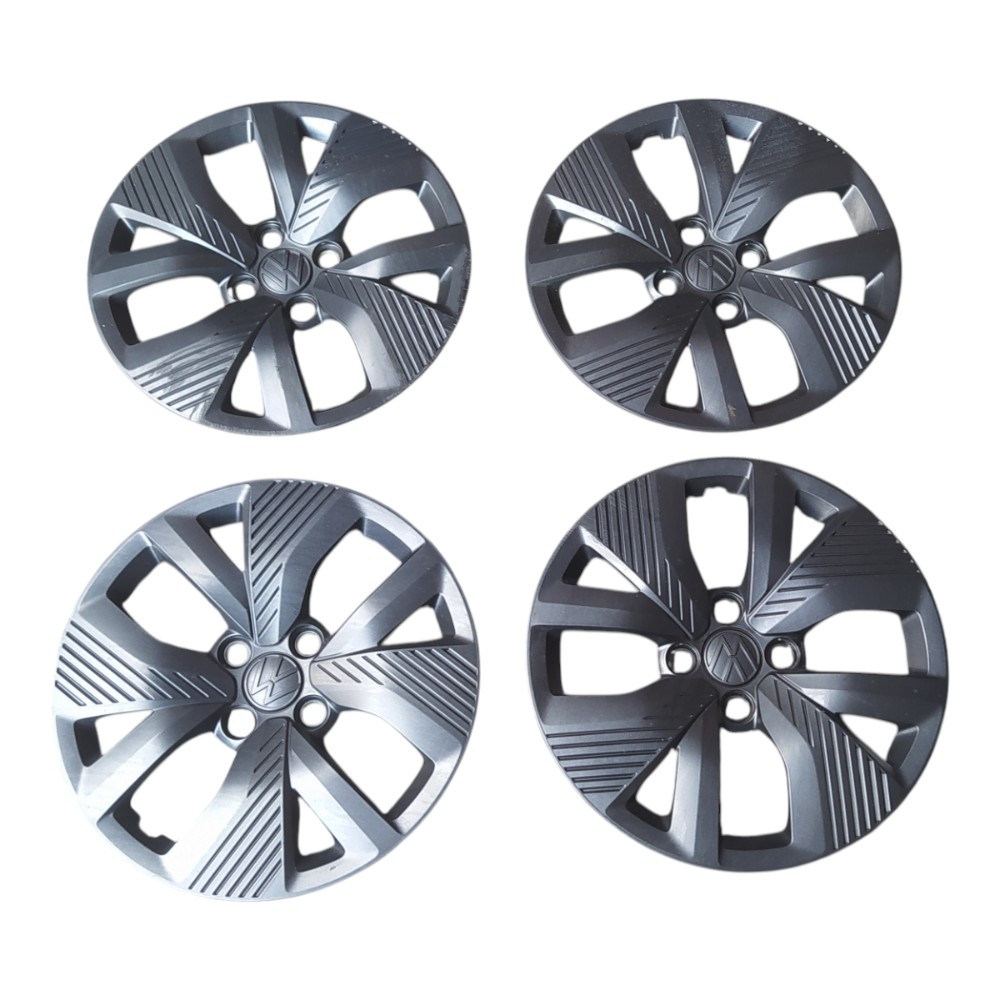 Jogo Calotas Aro 15 4×100 Vw Gol G5 G6 G7 Polo 2