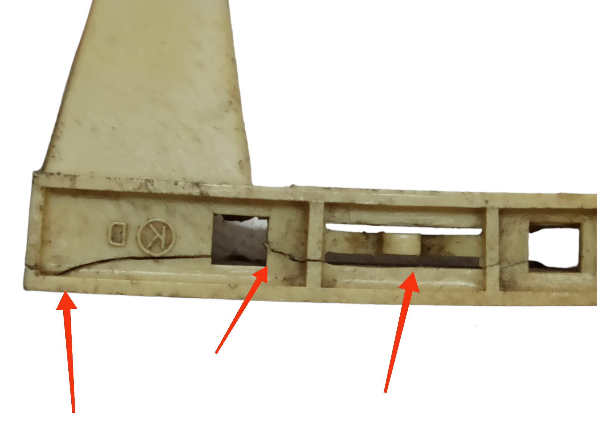 Guia Vidro Dianteiro Direito Fiat Uno 1991 V94 7