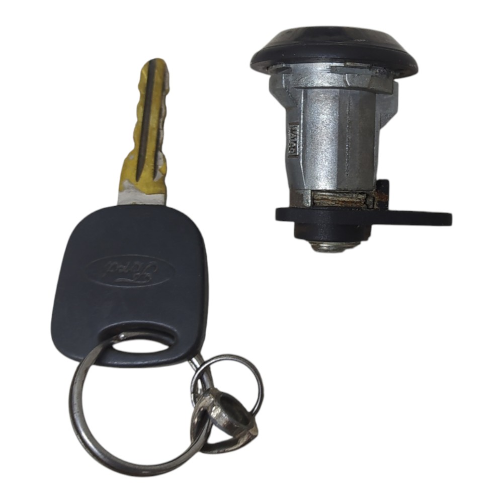 Conjunto Miolo Ignicao Tampa Combustivel E Chave Fiesta V176 5