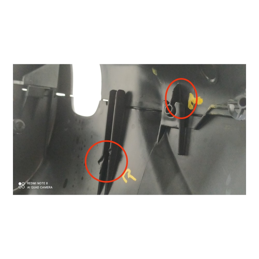 Acabamento Moldura Coluna De Direção Vw Fox 2013 V157 6