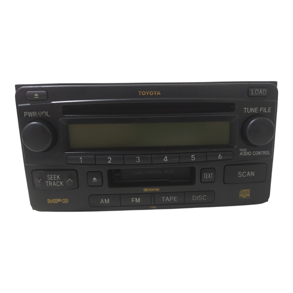 Rádio Cd Player Toyota Hilux 2005 A 2008