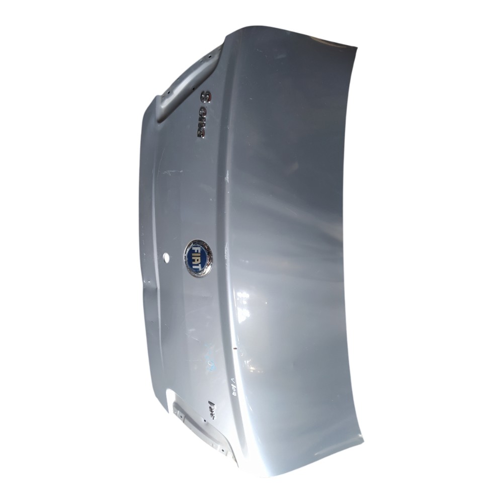 Tampa Traseira Porta Malas Fiat Siena 2008 V104 Prateado 4
