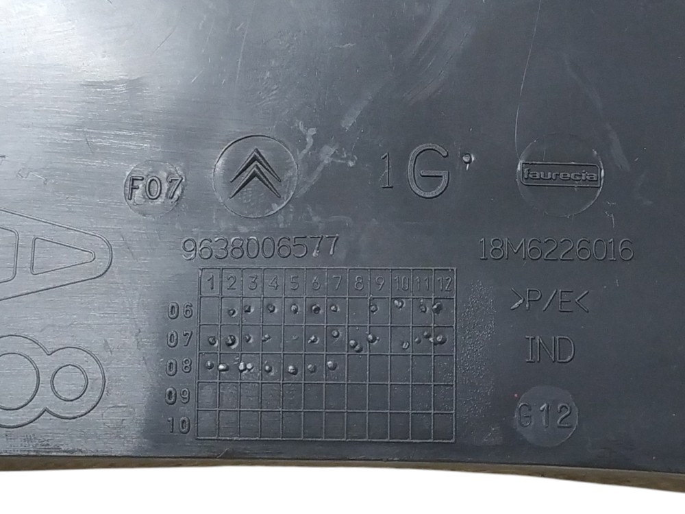 Par Acabamento Lateral Painel Citroen C3 2008 V107 6