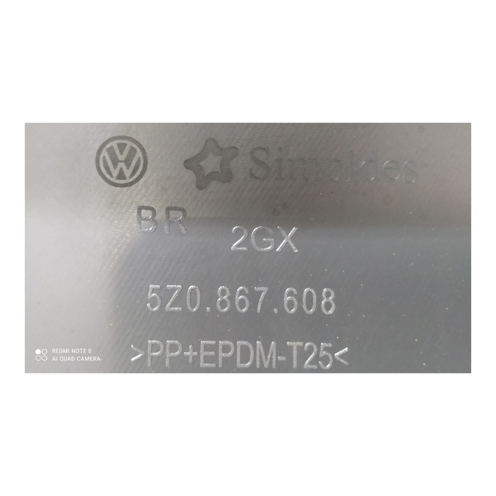 Moldura Tampa Traseira Vw Fox 1.0 2013 V157 6