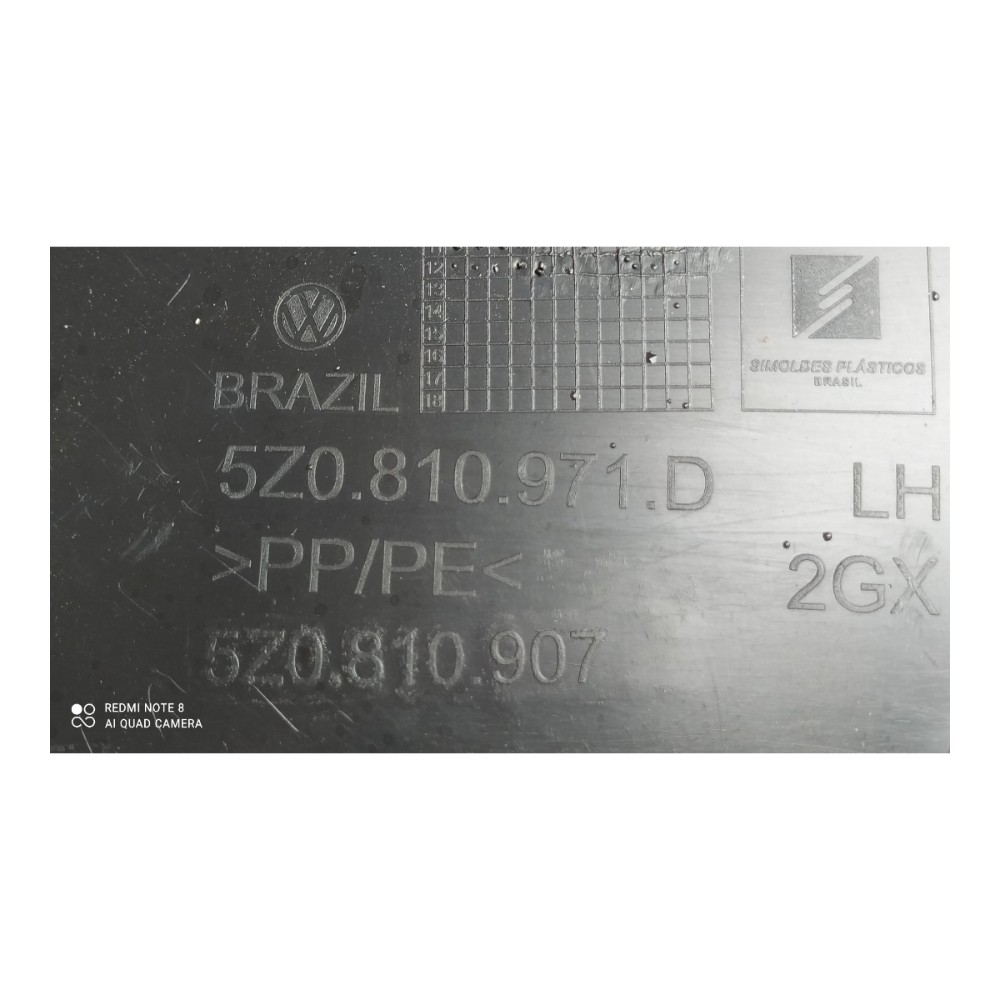 Parabarro Traseiro Esquerdo Vw Fox 1.0 2013 V157 5